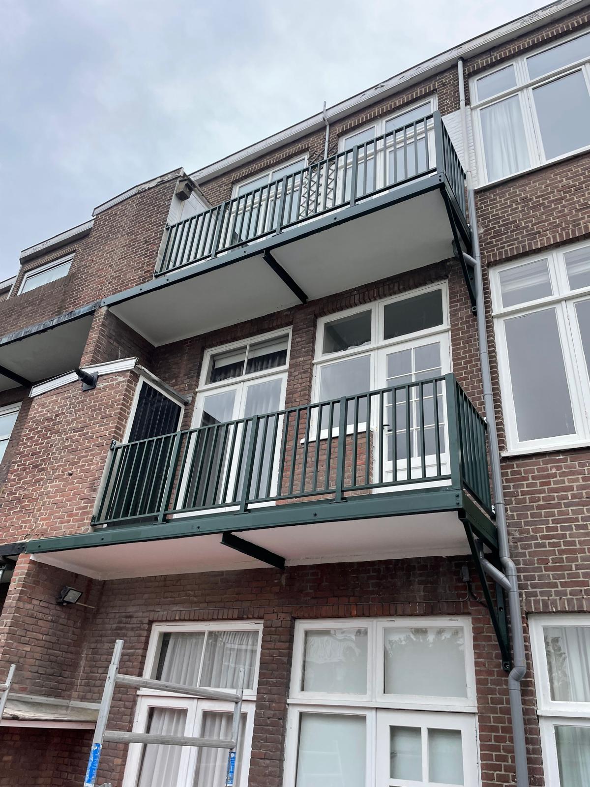 Complete balkonrenovatie incl. staal constructie